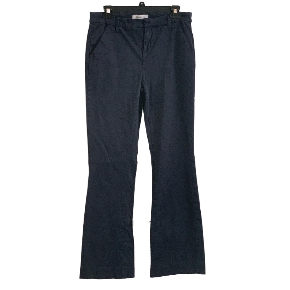 LILA RYAN Women’s Navy Blue Khakis Size: 12